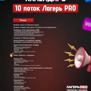 Курс «Лагерь PRO 10»