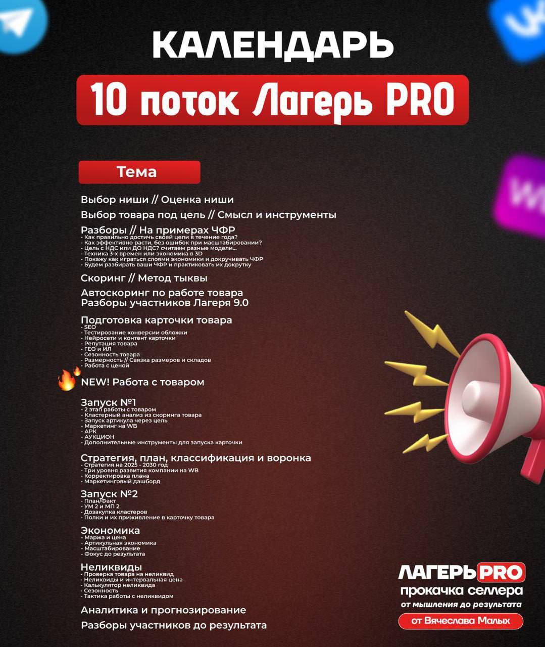 Курс «Лагерь PRO 10»